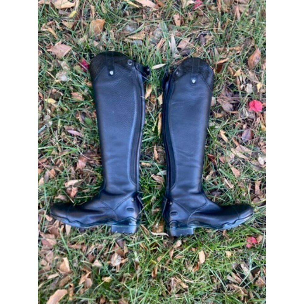 Ariat Volant S Tall Zip Field Boots Womens 7.5B Med Reg Black Leather